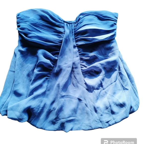 Y2K Throwback! Strapless Tulle Top - Picture 1 of 9